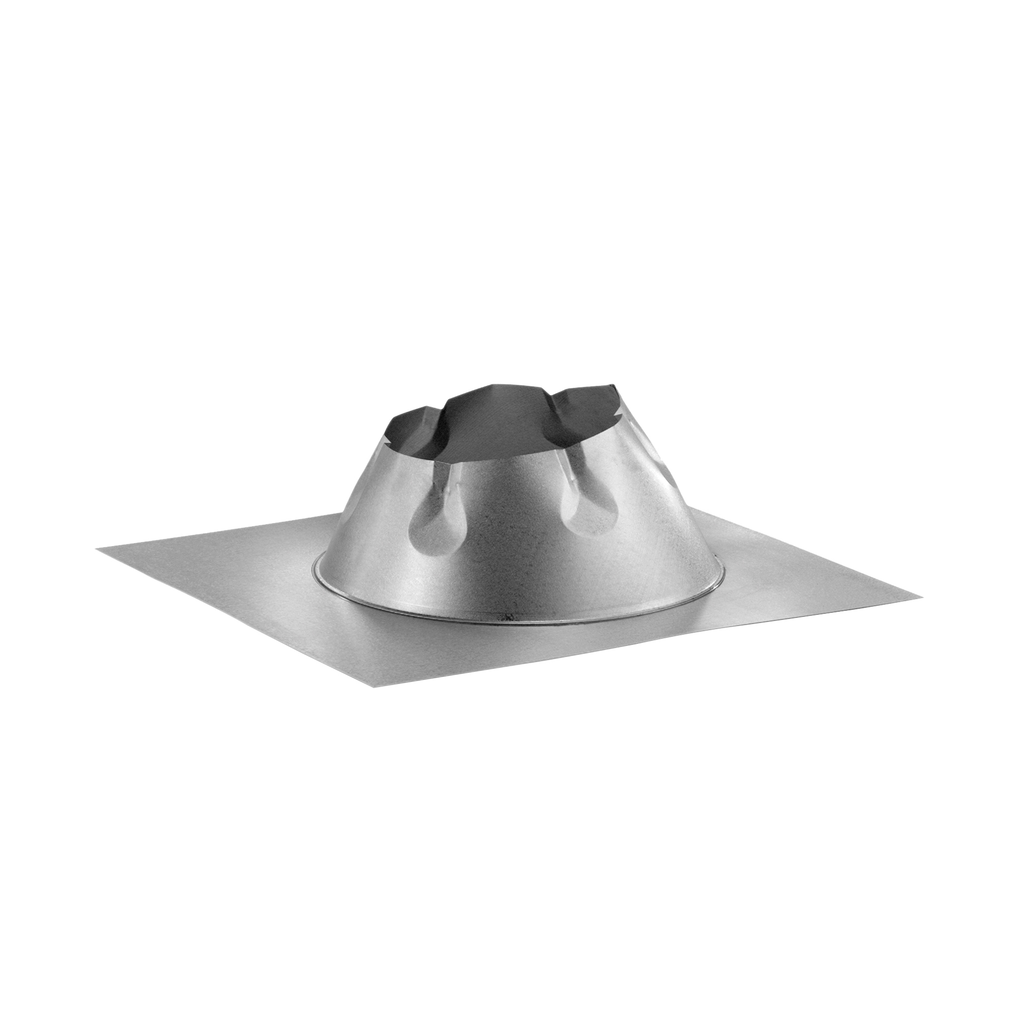 DuraVent, 8in. Diameter Flashing 0/12-6/12 DSA, Included (qty.) 1 Material Galvanized Steel, Model# 8DP-F6DSA
